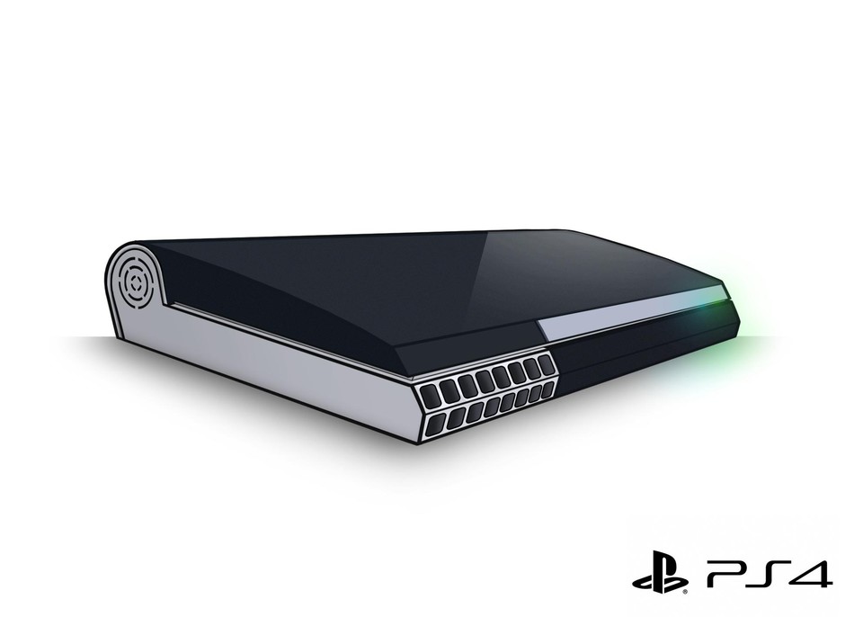 PlayStation 4 - Mockup : Ein Reddit-Nutzer hat auf Basis des PS4-Teaser-Trailers ein Mockup der Next-Gen-Konsole von Sony erstellt.