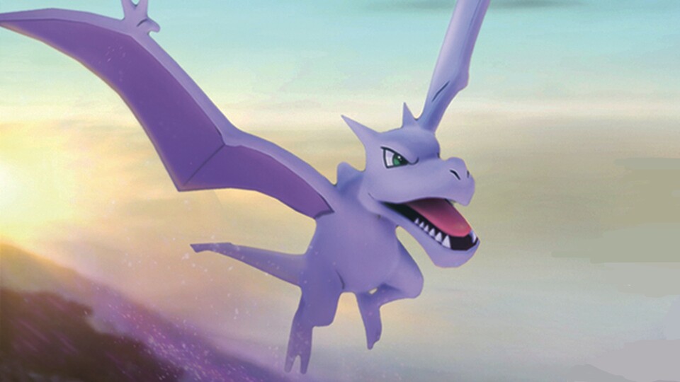 Zurzeit ist das seltene Aerodactyl in Pokémon Go häufiger zu finden als sonst.
