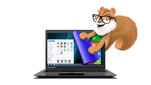 Pokki Menu ist auf allen neuen Lenovo-PCs vorinstalliert. (Bildquelle: Pokki)