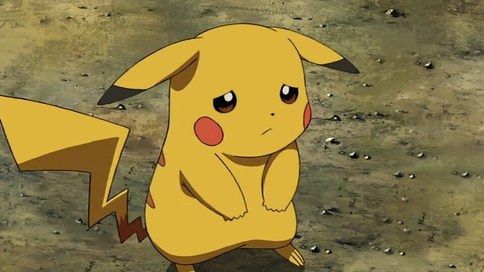 Pokémon GO - Dorf-Pikachu ist traurig. Das kommende Trading-Feature soll nicht online über das Web funktionieren, sondern nur lokal.