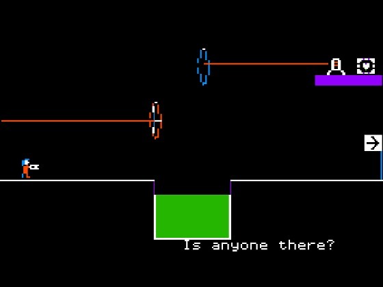 Portal sieht auch im Apple-II-Look wie Portal aus.