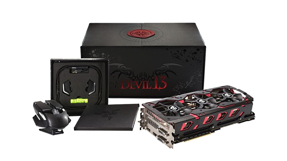 Die Powercolor Devil 13 Dual Core R9 290X soll auf der Computex vorgeführt werden. (Bildquelle: Powercolir)