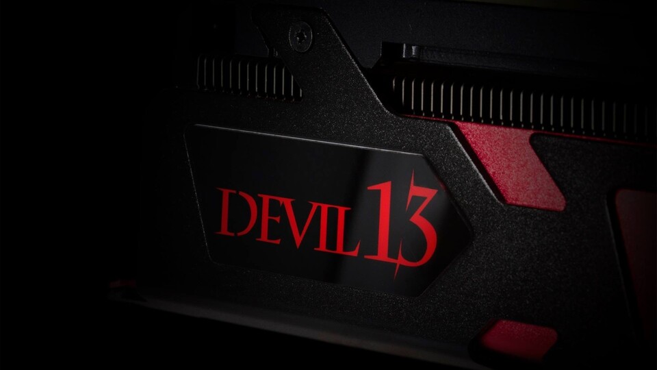 Mit diesem Bild kündigte Powercolor eine neue Devil-13-Grafikkarte an.