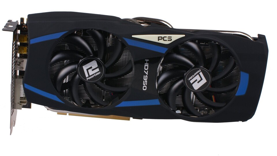 Mit zwei Lüftern sowie erhöhten Taktraten stellt sich die Powercolor Radeon HD 7950 PCS+ zum Test.