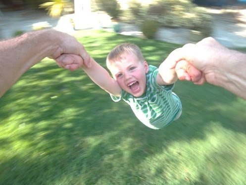 Dieses Bild seines Sohnes Jasper hat der Google-Mitarbeiter Sebastian Thrun mit einem Project-Glass-Prototyp aufgenommen.