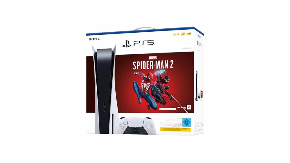 Spider-Man 2 ist ein PS5-Exklusivspiel – ein Grund mehr, sich die Konsole zu holen.