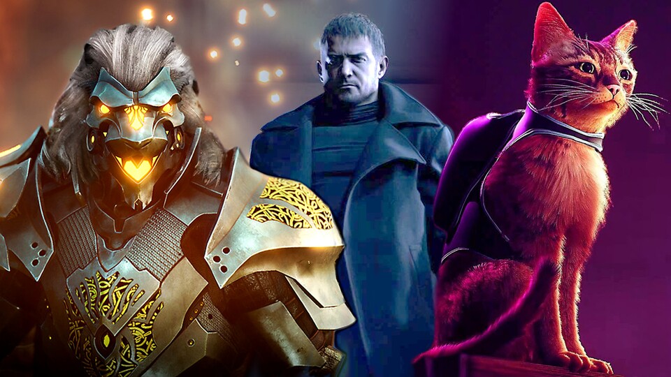 Göttliche Ritter, Chris Redfield aus Resident Evil und Cyberpunk-Kätzchen: All diesen Figuren begegnen wir demnächst sowohl auf der PS5 als auch auf dem PC.