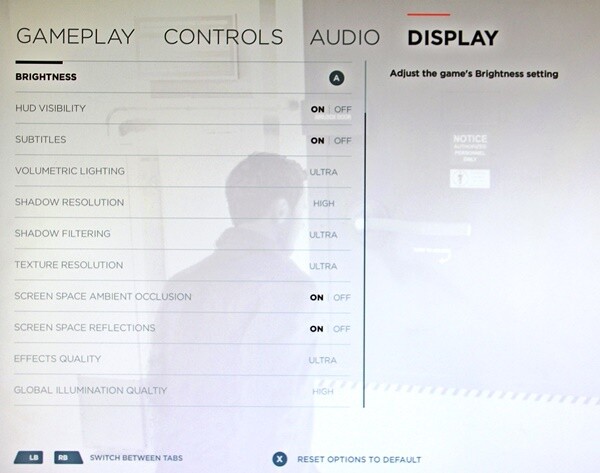 Quantum Break - geleakter Screenshot des Grafikmenus der PC-Version (Quelle: imgur.com)