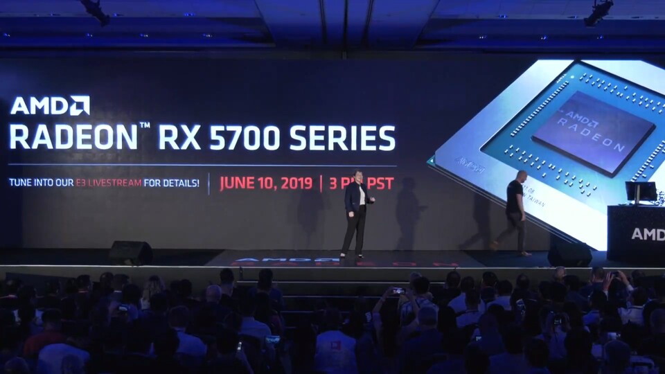 Konkrete Infos zur Radeon RX 5000-Serie will AMD am 10. Juni im Rahmen der E3 geben - der Verkaufsstart soll im Juli erfolgen.