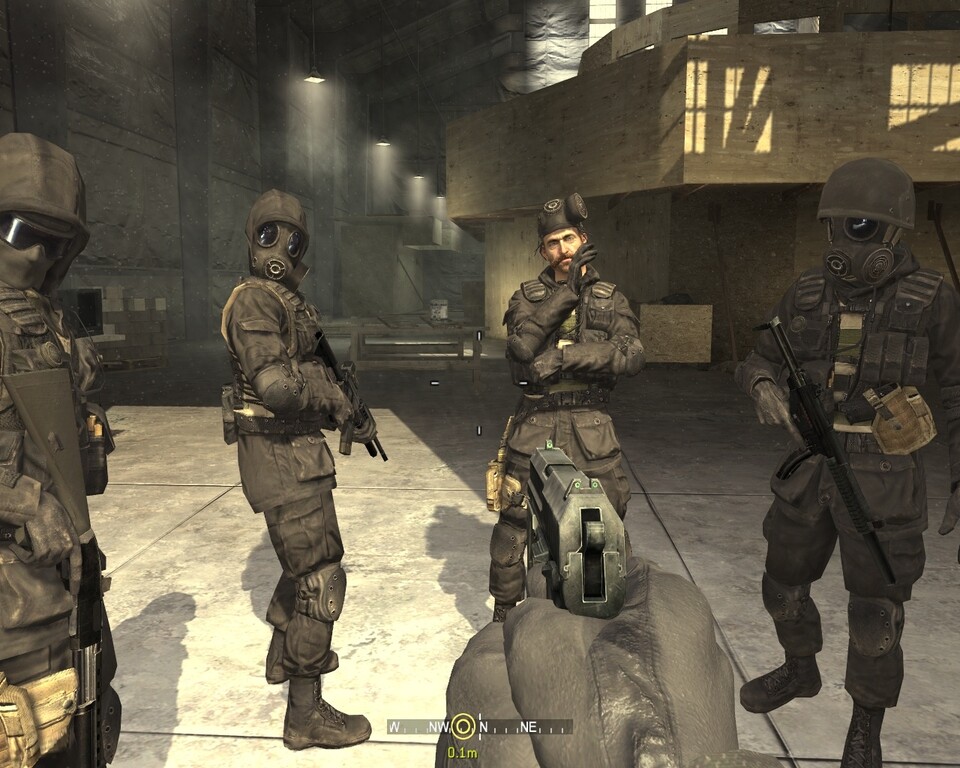 Vorbildlich: Die erste Mission von Call of Duty 4 registriert die Schießleistung des Spielers und passt entsprechend den Schwierigkeitsgrad an.