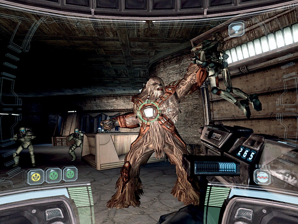 Chewbacca ist ja schon ein großer Bursche, aber dieser wütende Wookie stellt ihn in den Schatten.