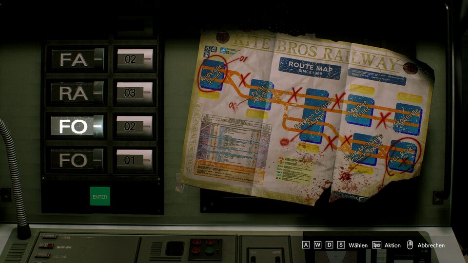 Auf Rätsel oder komplexere Kopfnüsse verzichtet die Neuauflage von Resident Evil 3 beinahe komplett. Ein bisschen Denksport wird zwar betrieben, der ist allerdings kaum der Rede wert.