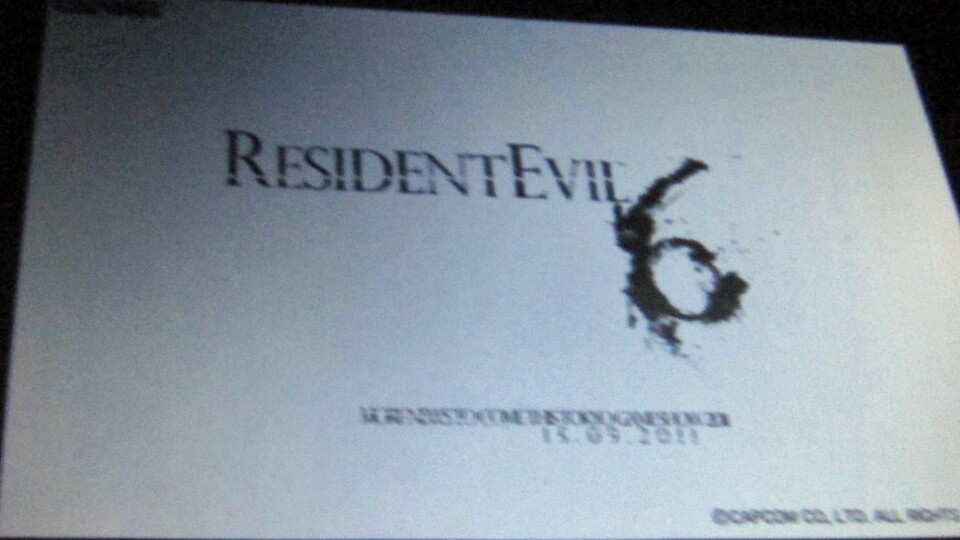 Dieses Bild weist angeblich auf erste Infos zu Resident Evil 6 hin.
