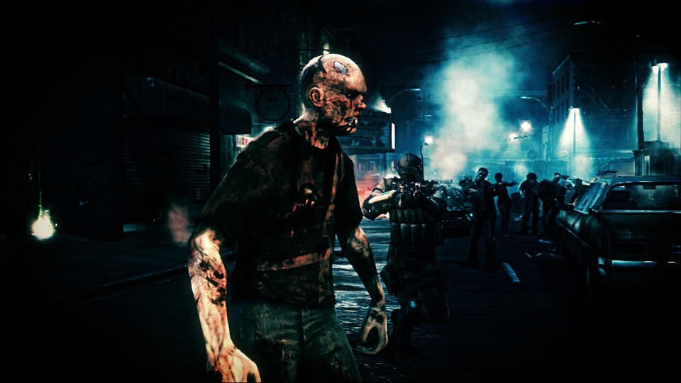 Um leichtes Spiel mit dem US-Militär zu haben, kann der Spieler Zombies in deren Richtung bugsieren.