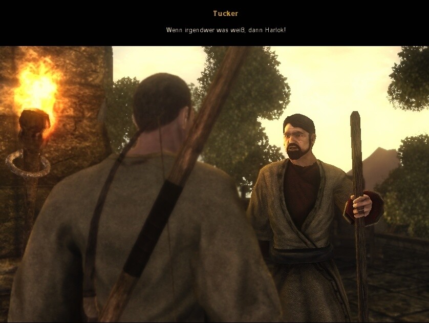 Tucker erwähnt, dass das Mordopfer mit Harlok befreundet war, dem Ex-Piraten und Koch der Festung.
