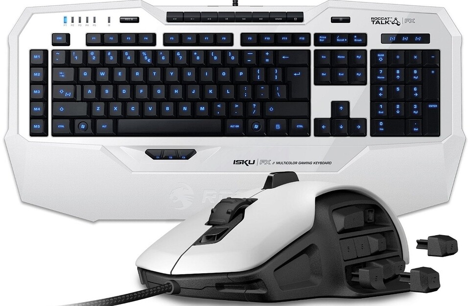 Das Roccat ISKU Gaming Set besteht aus der Isku-FX-Keyboard und der Nyth-Maus des Herstellers.