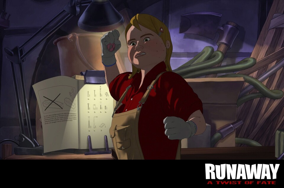 Runaway 3 kriegt eine neue Grafikengine - erfreut guckt diese Dame trotzdem nicht.