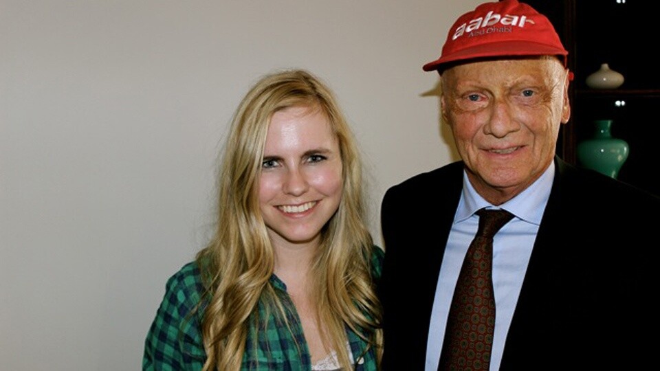 Unsere Kinoautorin Anne Facompre traf Niki Lauda zum Interview.