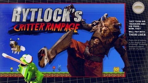 Ob es Rytlock's Critter Rampage auf einer schönen, nostalgischen Cartridge auch in den Handel schafft, ist leider eher fraglich.