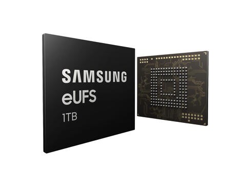 Samsungs eUFS 1TB Speicherchip wird vermutlich als erstes im bald erwarteten Galaxy S10 eingesetzt werden - zumindest im High-End-Modell.