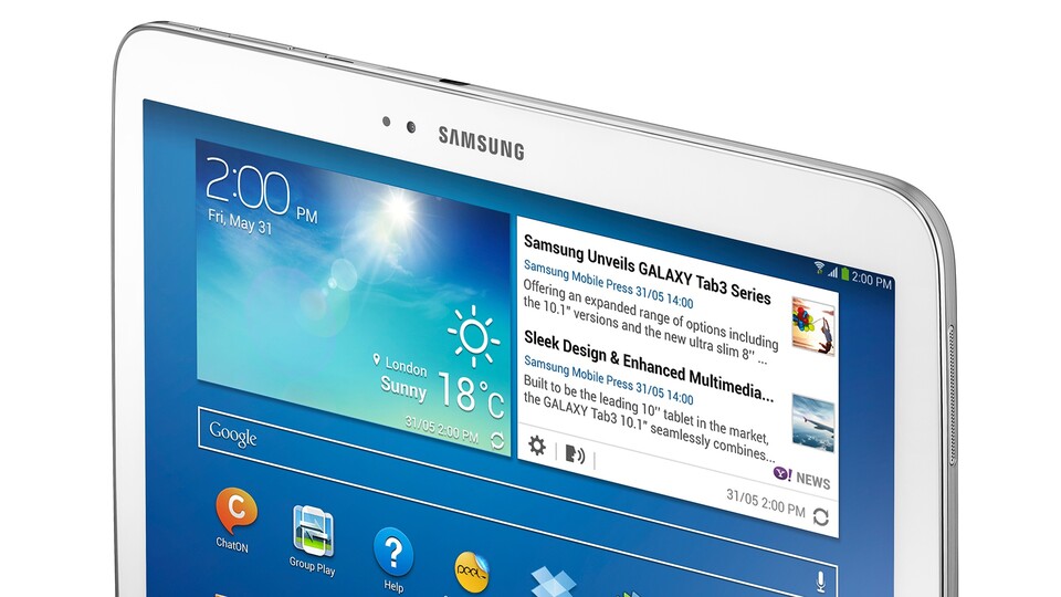 Das Samsung Galaxy Tab 3 10.1 ist für ein Tablet aus dem Jahr 2013 schon fast veraltet.