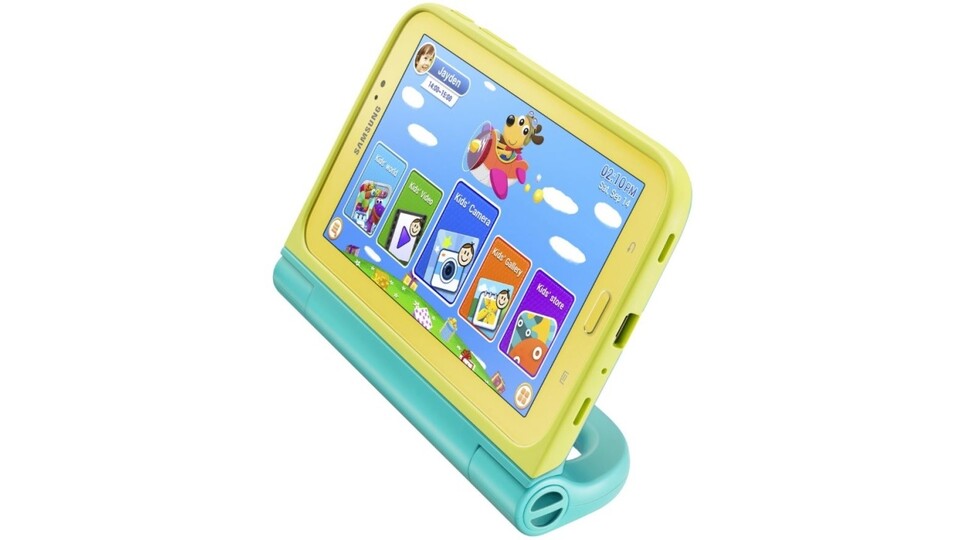 Das Samsung Galaxy Tab 3 Kids soll Kindern beim Lernen und Spielen helfen.