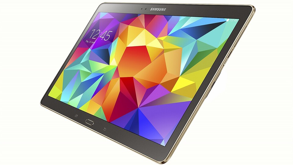 Samsung positioniert das Galaxy Tab S als Konkurrenz zu Apples iPad.