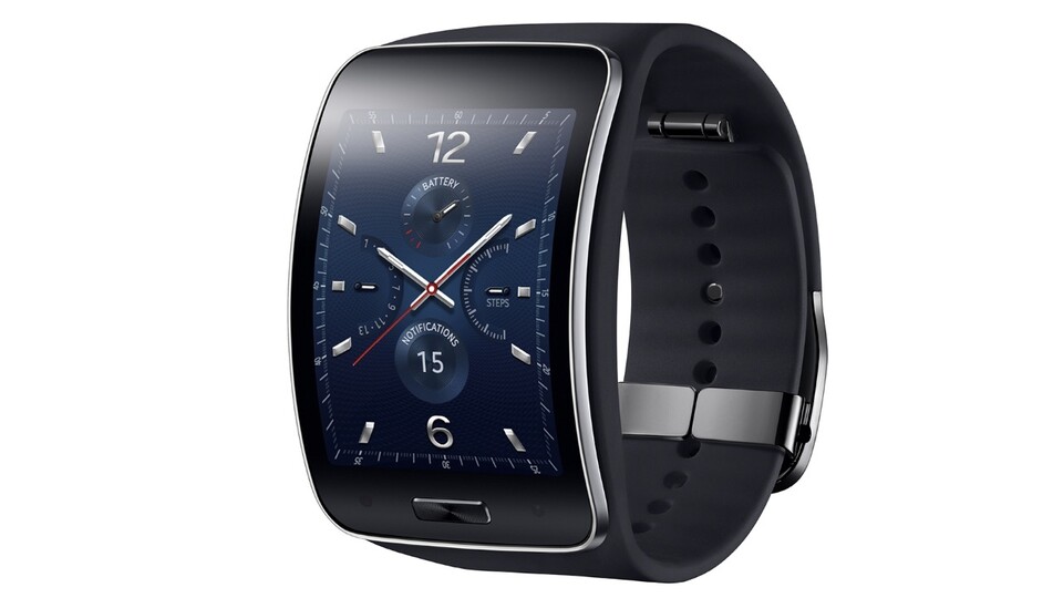 Eine Smartwatch. hier die Samsung Gear S, kann als Keylogger eingesetzt werden. (Bildquelle: Samsung)