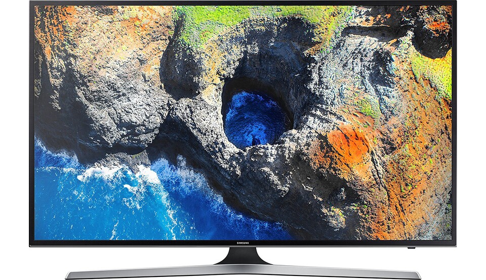 Der Samsung MU6199 UHD-Fernseher mit 65 Zoll sorgt für Kinogefühle im Wohnzimmer.