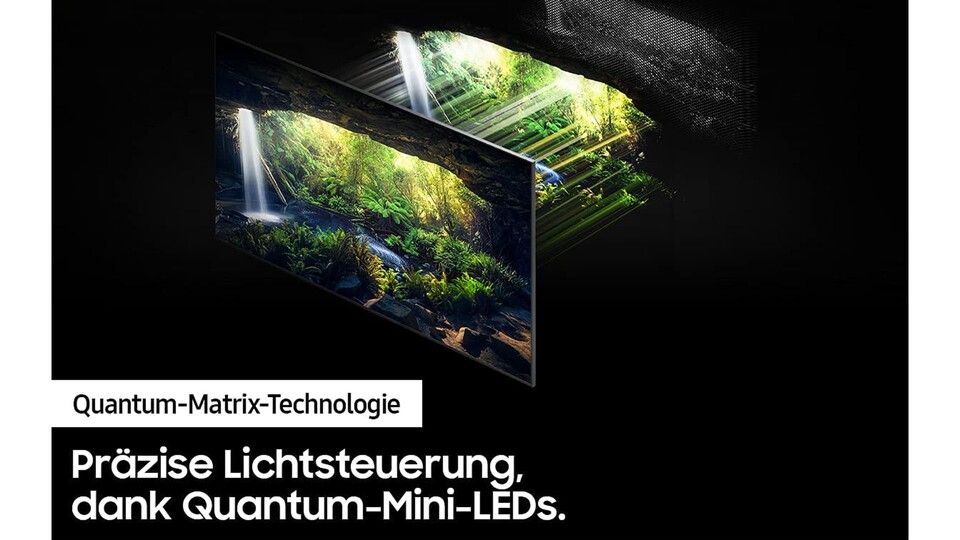 HDR, 8K, Mini-LED-Display mit Quantum Dots und starker Samsung-Prozessor für Upscaling - dieser TV ist richtig gut!