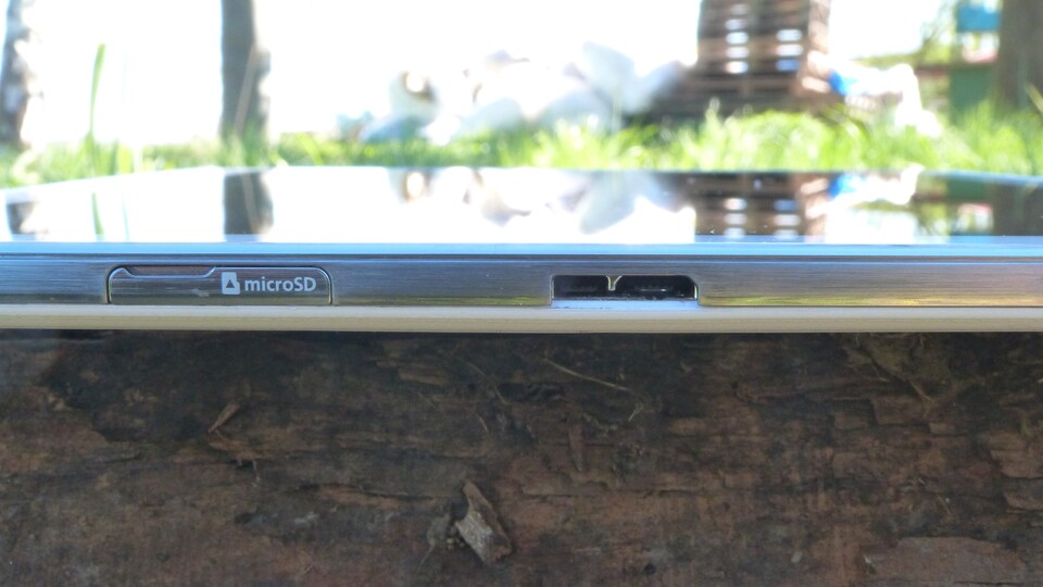 USB 3.0 ist im Tablet noch eher selten zu finden, sorgt aber für hohe Kopiergeschwindigkeiten.