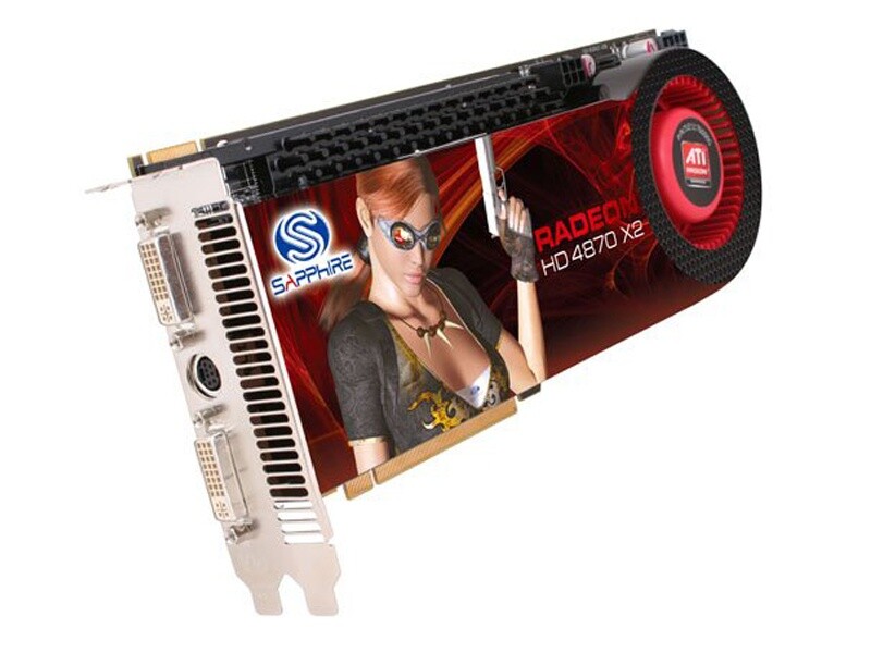 AMDs schnellste Karte bis 300 Euro, allerdings nur mit DirectX 10.1 - Radeon HD 4870 X2.