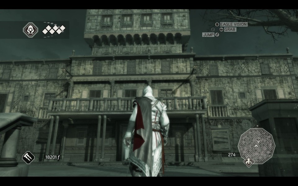 In der Villa Auditore kauft Ezio neue Ausrüstung und kommt einem Geheimnis auf die Spur.