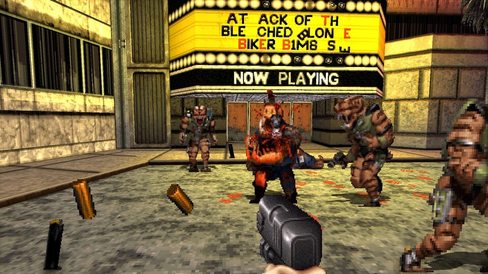 Ein angeblich erster Screenshot der überarbeiteten Version von Duke Nukem 3D mit den Namen »World Tour«. Ein Countdown in 9 Tagen wird Klarheit bringen, ob der Leak stimmt.