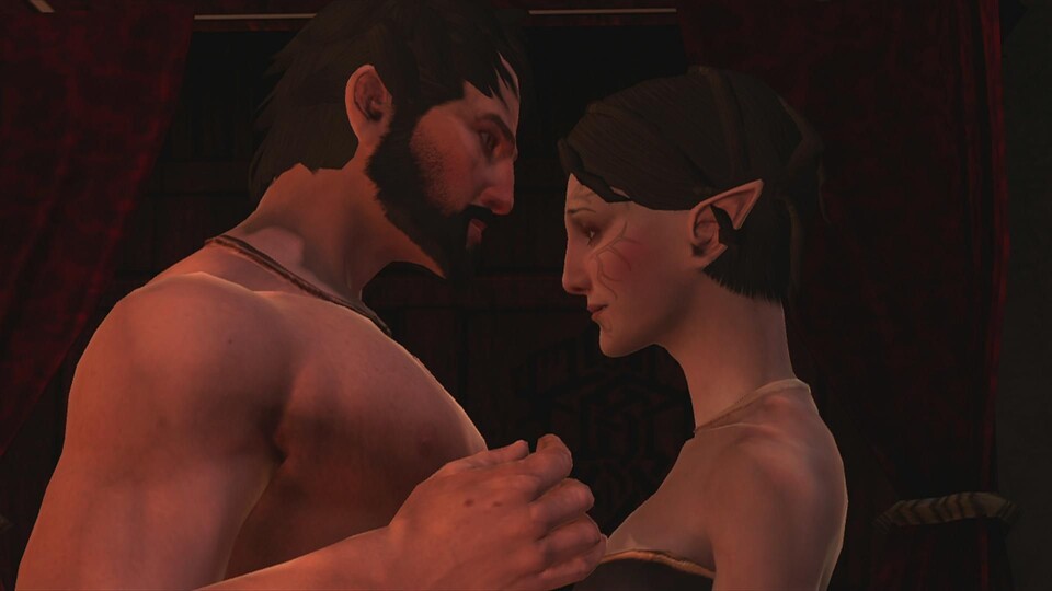 Sex in Videospielen ist in vielen Fällen noch immer ein etwas heikles Thema. In der Dragon-Age-Reihe konnten sich Romanzen aus der Heldengruppe heraus entwickeln.