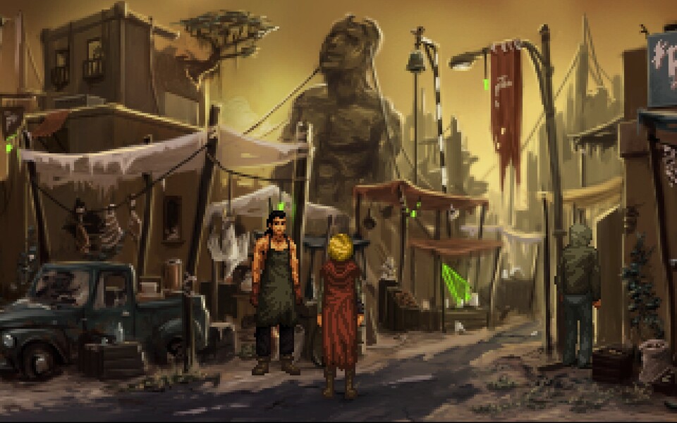 Shardlight ist ein Point-and-Click-Adventure im Stil der alten LucasArts-Adventures.