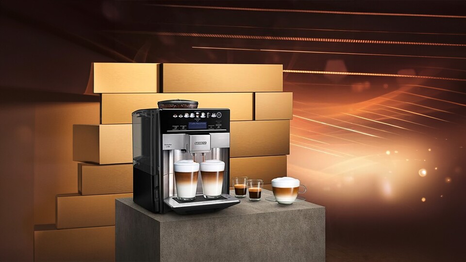 Der Siemens EQ6 S100 ist ein hochwertiger Kaffeevollautomat - mit richtig gutem Milchaufschäumer.