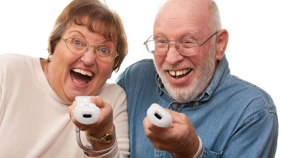 Auch ältere Menschen haben zunehmend Freude beim Zocken.