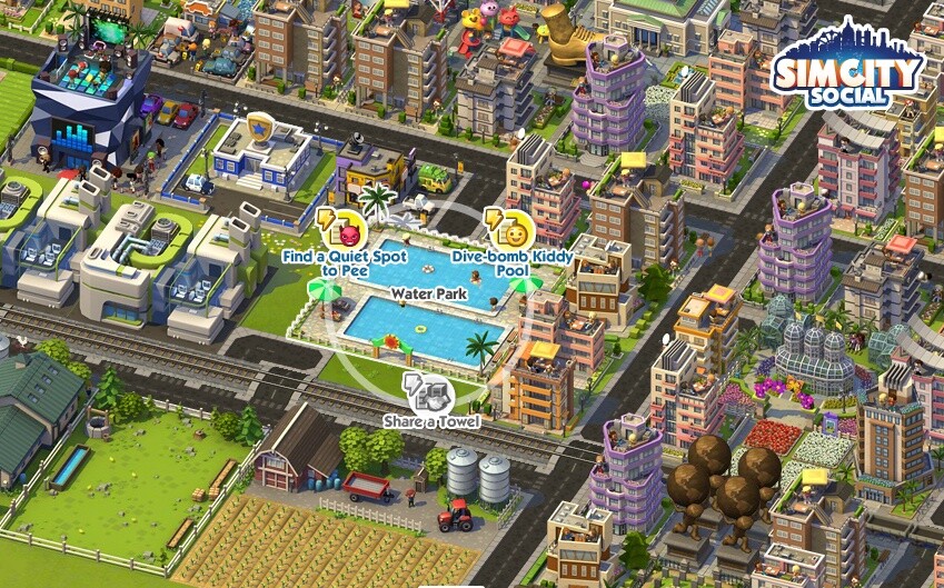 Die Städte-Simulation SimCity Social ist ab sofort für jeden spielbar.