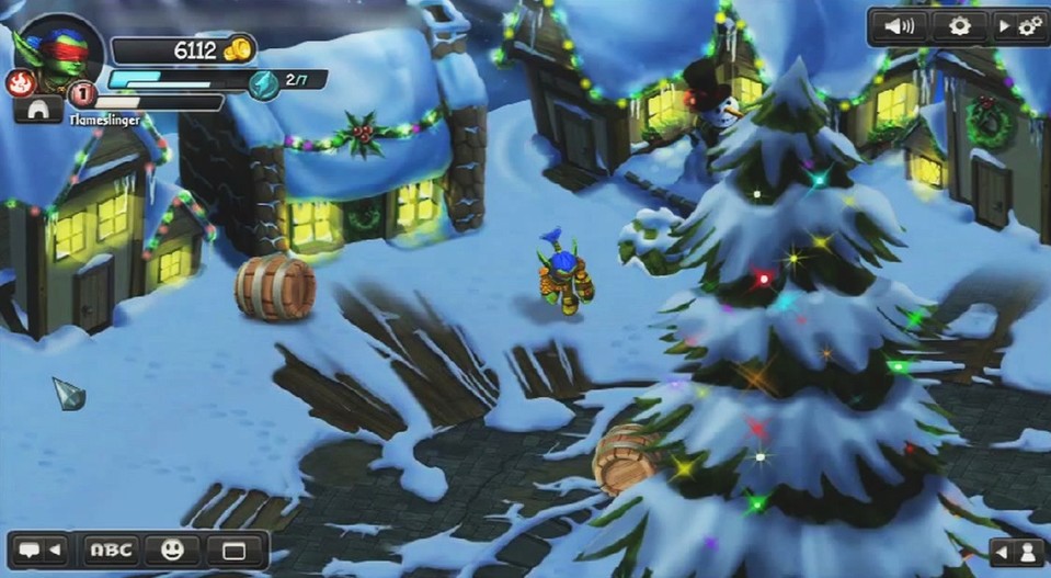 Natürlich auch in Skylanders: Spyro's Universe: eine Weihnachtswelt.