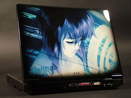 Der Laptop eines Manga-Fans.