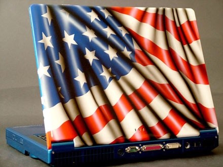 Der US-Patrioten-Laptop.