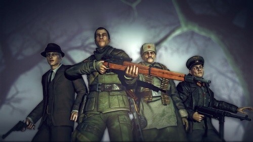 Ein Scharfschützengewehr allein gegen Horden von Nazi-Zombies reicht nicht. Daher geht es im Koop-Modus der Kampagne wahlweise mit bis zu vier Mann zur Sache.