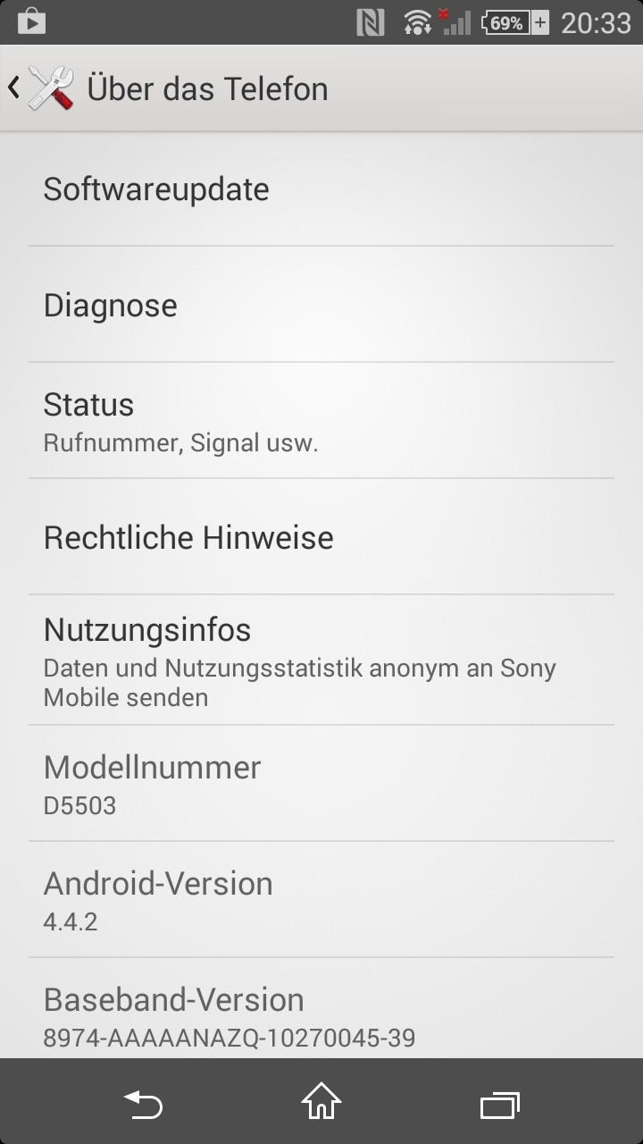 Mittlerweile bietet Sony ein Update auf Android 4.4.2 an
