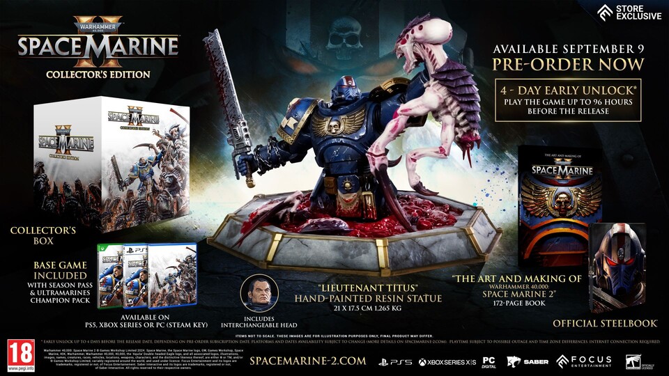 The Collector’s Edition includes a figure of our character Titus.