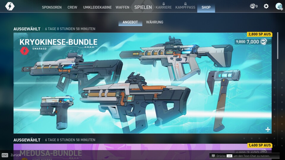 The cryokinesis bundle originally cost 90 euros. Now it's 