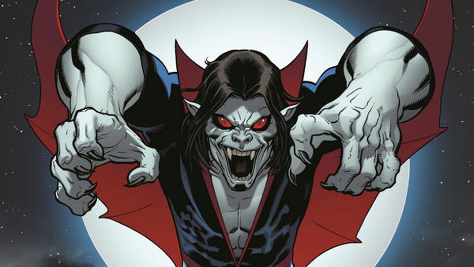Vampir Morbius in den Spider-Man Comics von Marvel.