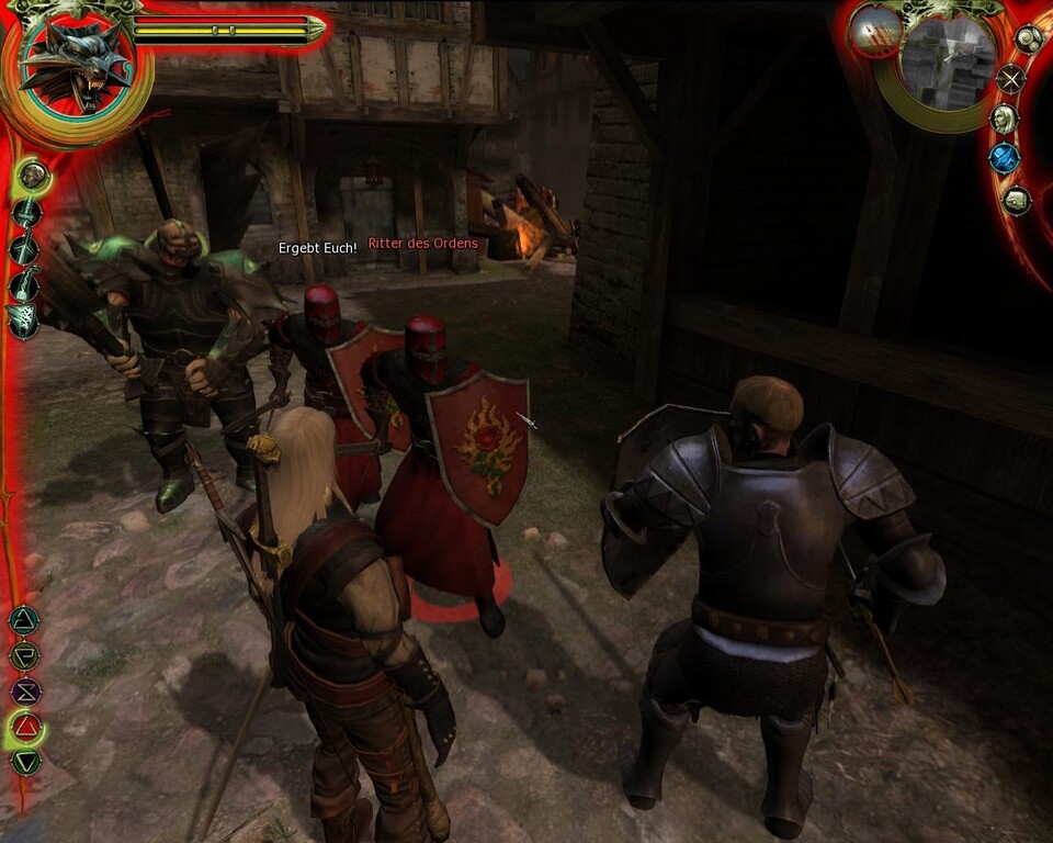 The Witcher: Jede Partei im Spiel dient ihren eigenen Interessen, und Geralt muss sich für eine von zwei Bürgerkriegsparteien entscheiden.