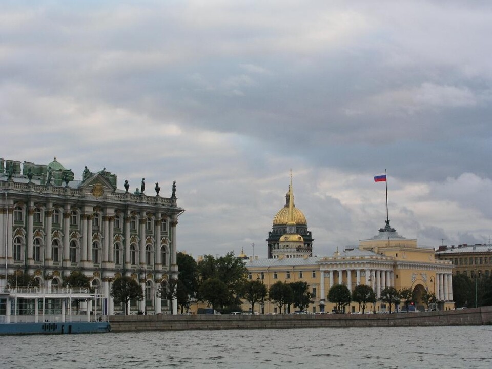 Eine Bootsfahrt auf der Neva durch St. Petersburg war der Abschluss der Russland-Tour.