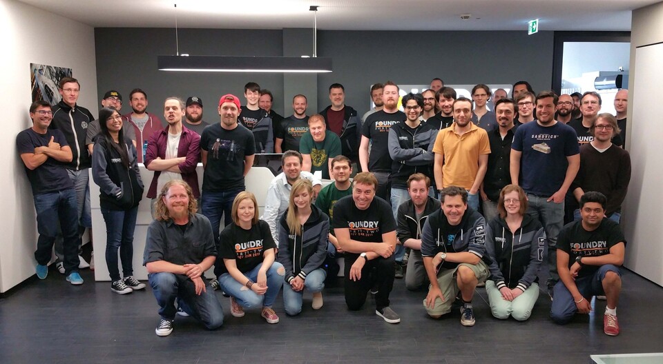 Foundry 42 Frankfurt - Teambild von Juni 2016: Einige der Entwickler werden auf der CitCon 2016 erwartet.